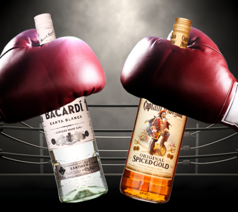 Bottle Battle: Bacardi vs. Captain Morgan