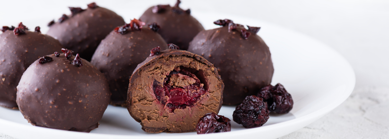 chocoladetruffels en cognac