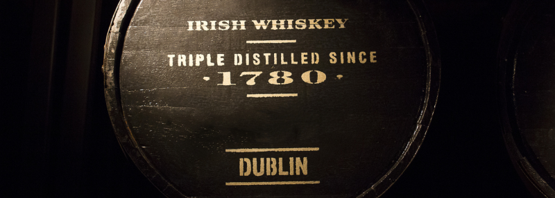 Ierse whiskey triple distilled